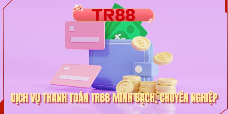 Dịch vụ thanh toán TR88 minh bạch, chuyên nghiệp